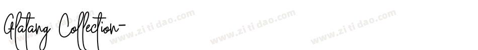 Glatang Collection字体转换